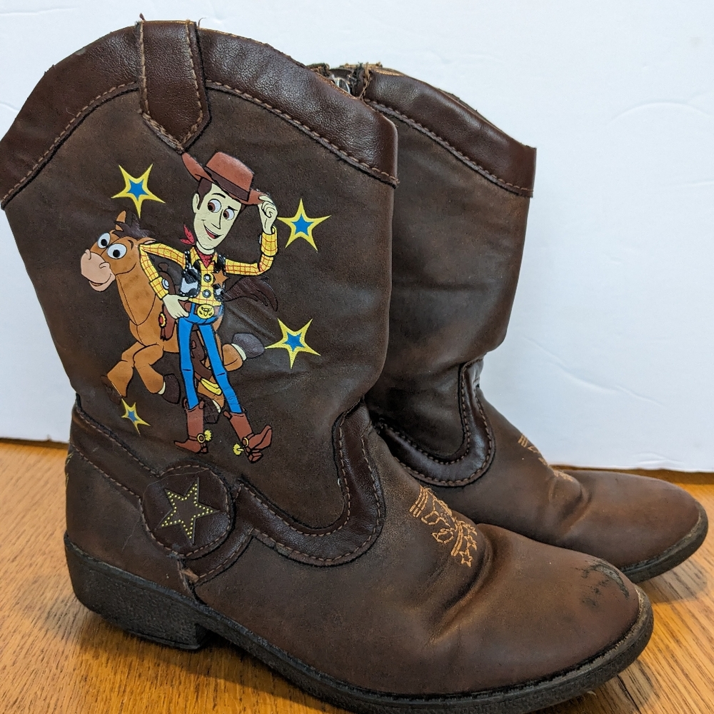Toy Story Disney Cowboy boots size 12 Brown
